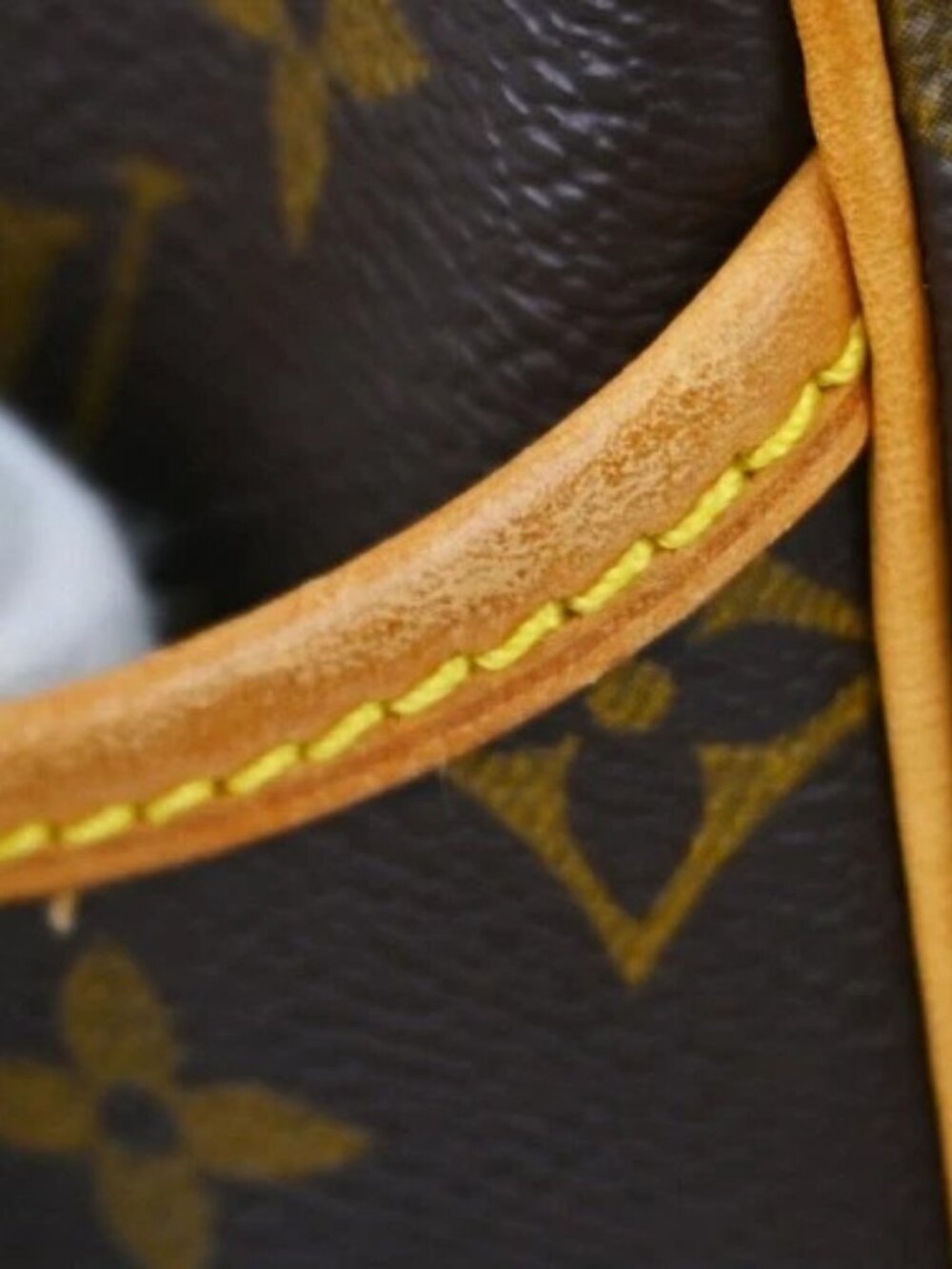 BUYIT03 LOUIS VUITTON DEAUVILLE BOWLING BUSINESS HANDBAG MONOGRAM MB0042 - Picture 8 of 14